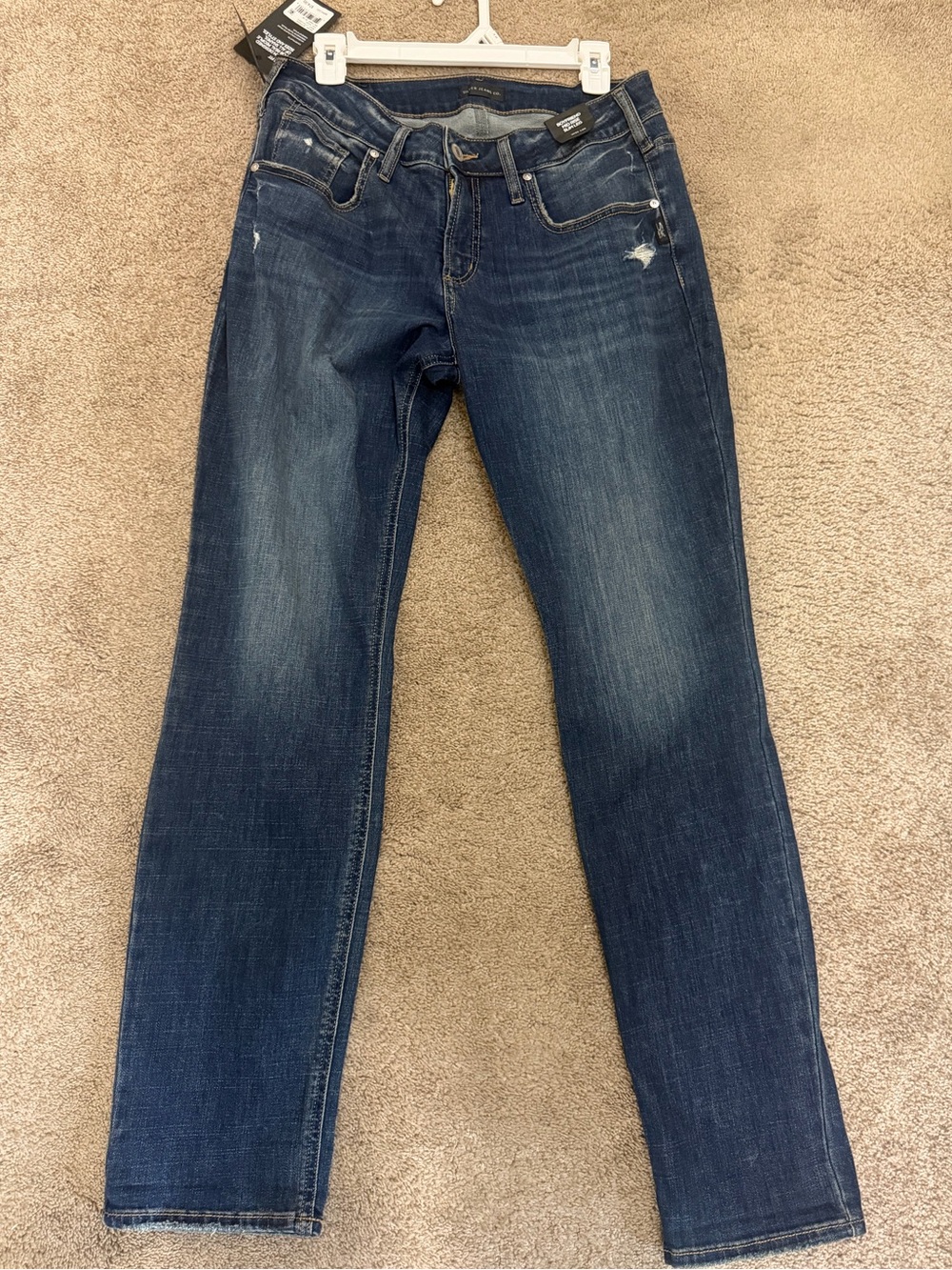 Silver Women's Dark Blue Boyfriend Jeans